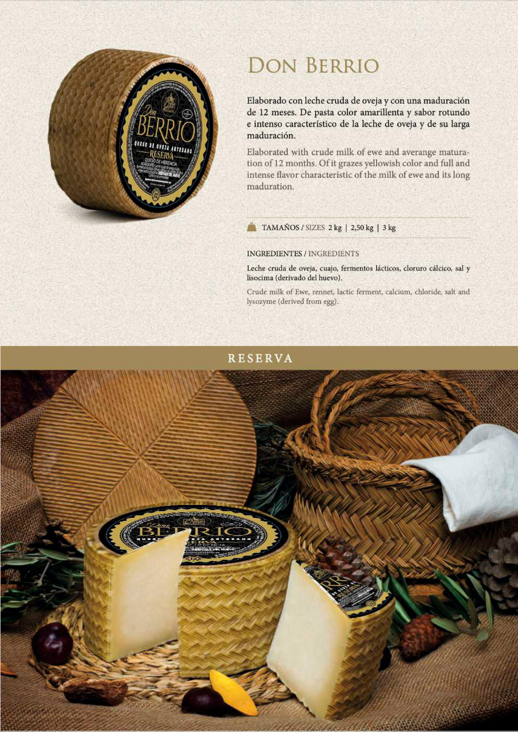 Queso de Oveja Viejo Reserva Don Berrio - Imagen 5